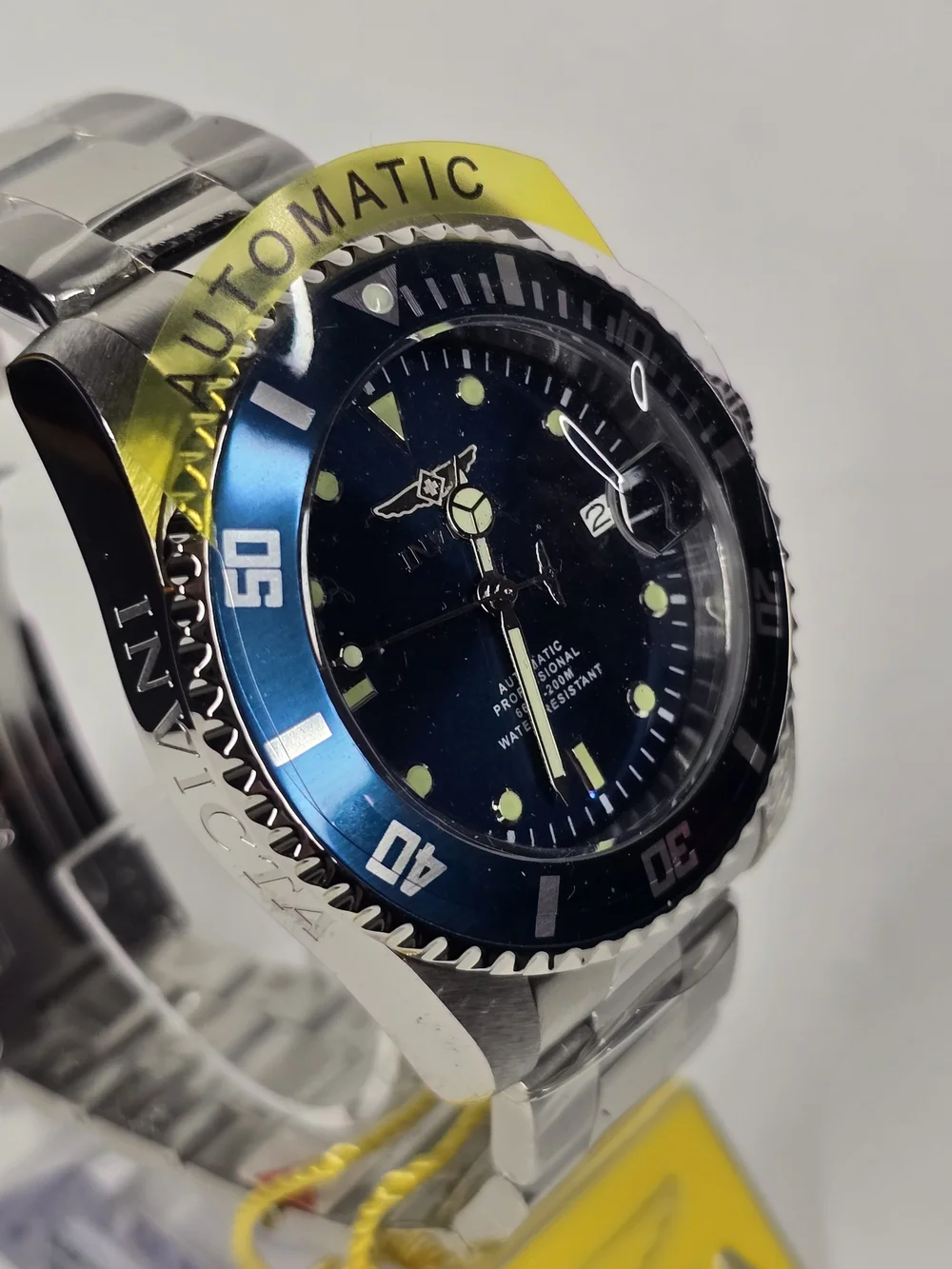 Invicta Pro Diver Harbornova Automatic Men's Watch - 44mm. Blue, Silver (36972)